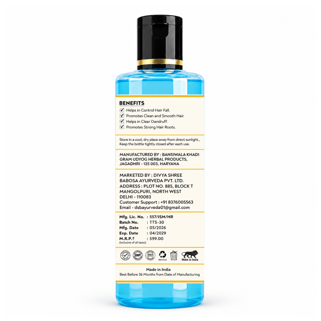 DSB AYUURVEDA Tea Tree Anti-Dandruff Shampoo | Up to 100% Dandruff Reduction | ZPTO-Free | pH 5.3 Balanced Formula | Salicylic Acid, Piroctone Olamine, Biotin & Menthol | Non-Drying Formula | 200 ml